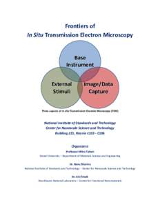 Frontiers of In Situ Transmission Electron Microscopy