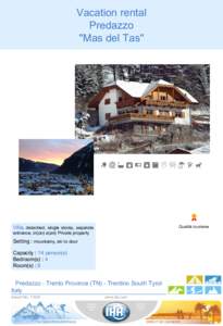 Predazzo / South Tyrol / Tyrol / Political geography / Geography / Vacation rental / Trentino / Trento