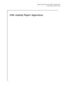 Microsoft Word - OWLUsabilityappendix.doc