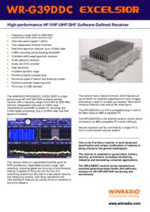 Units of measure / Radio spectrum / DBm / Sensitivity / Superheterodyne receiver / Very high frequency / Decibel / Ultra high frequency / Measuring receiver / Technology / Electronics / Electronic engineering