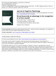 This article was downloaded by: [University of Valencia] On: 12 August 2011, At: 05:11 Publisher: Psychology Press