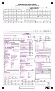 Child Passenger Safety Checklist Use blue, black, or #2 pencil and for mistakes use wite-out correction tape. 123ABC  Fill in boxes, from left to right one letter/number per box