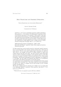 481  Documenta Math. Rost Projectors and Steenrod Operations Nikita Karpenko and Alexander Merkurjev1