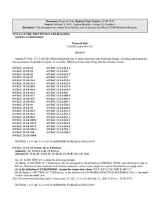 Document: Proposed Rule, Register Page Number: 28 IR 1529 Source: February 1, 2005, Indiana Register, Volume 28, Number 5 Disclaimer: This document was created from the files used to produce the official CD-ROM Indiana R