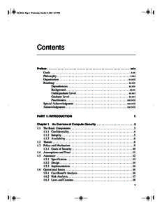 ch_00.fm Page v Wednesday, October 9, 2002 2:27 PM  Contents Preface . . . . . . . . . . . . . . . . . . . . . . . . . . . . . . . . . . . . . . . . . . . . . . . . . . . . . . . . xxix  Goals . . . . . . . . . . . . . .