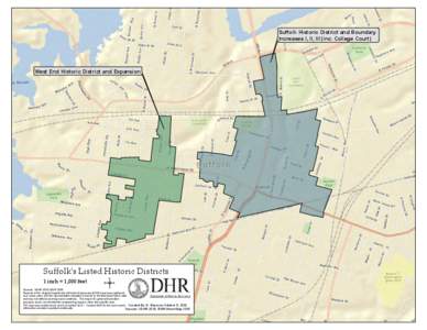 Suffolk Historic District and Boundary Increases I, II, III (inc. College Court)