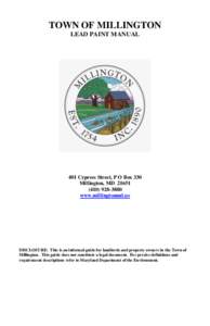 Health / Lead / Painting and the environment / Soil contamination / Real estate / Lead paint / Lead poisoning / Renting / Landlord / Toxicology / Matter / Environment