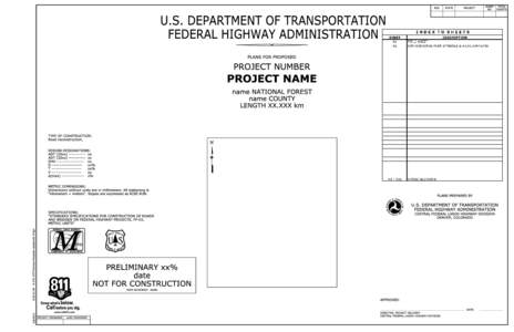 Park Service Title Sheet Only INTERMOUNTAIN REGION • Copy this information with the “ORIGIN” point to the right corner of the “BORDER” file • Edit the National Park Name  MIDWEST AND PACIFIC WEST REGION