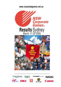 www.corporategames.net.au  Results Sydney March[removed]  NSW