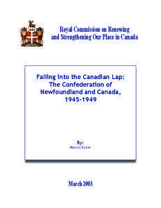 Royal Commission on Renewing and Strengthening Our Place in Canada