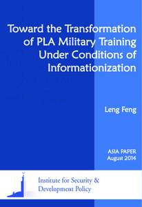 Toward the Transformation of PLA Military Training Under Conditions of Informationization  Leng Feng