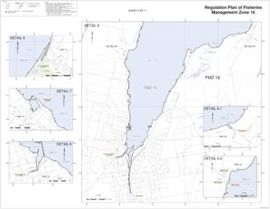 Regulation Plan Map of Fisheries Management Zone 16 - Sheet 4 of 11