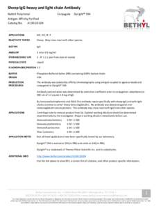 Biochemistry / Glycoproteins / Immune system / Laboratory techniques / Protein methods / Immunohistochemistry / DyLight Fluor / ELISA / Antibody / Biology / Anatomy / Immunologic tests