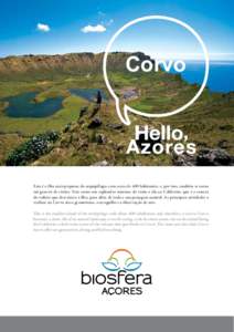 Flores Island / Geology / Corvo Island / Vila do Corvo / Ponta Delgada /  Santa Cruz das Flores / Azores / Lajes das Flores / Corvo / Santa Cruz das Flores / Geography of Portugal / Volcanology / Stratovolcanoes