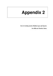 Microsoft Word - Appendix 2 Listing species and habitats.doc