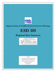 Regional Infant & Toddler Systems & Services Planning  ESD 105 Regional Data Summary  Preparers