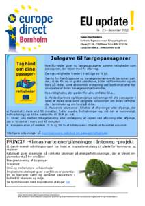 !  EU update Nr. 23— december 2012 Europe Direct Bornholm