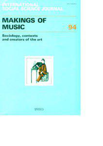 On the sociology of musical practice and social groups; International social science journal; Vol.:XXXIV, 4; 1982