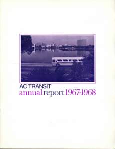 ACTRANSIT  annual report John McDonnell Now serving his second term as
