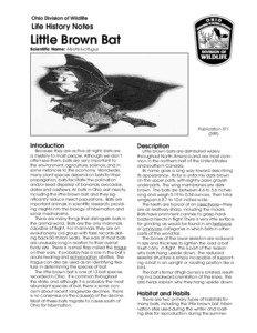 Ohio Division of Wildlife  Life History Notes