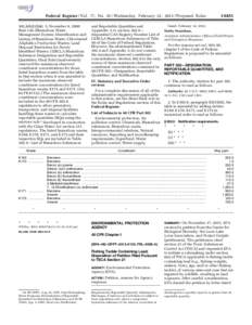 Environment / 94th United States Congress / Toxic Substances Control Act / Superfund / Clean Water Act / Fishing sinker / Rulemaking / United States Environmental Protection Agency / Hazardous waste / Law