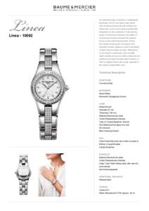 An authentic piece of jewelry of heightened femininity, this 27 mm steel Linea watch, with its dial and bezel set with brilliant-cut diamonds, is one of the most characteristic timepieces in this collection. A fascinatin