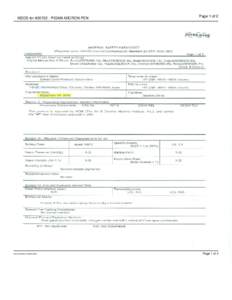 MSDS for #[removed]PIGMA MICRON PEN  Item Numbers: [removed]Page 1 of 2