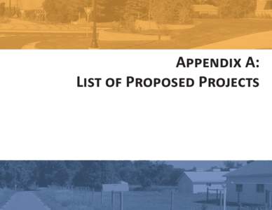 Appendix A: List of Proposed Projects Michiana on the Move Figure A-1: Elkhart County Proposed Project Map