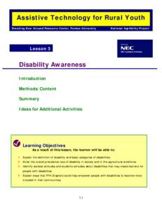 Disability / Health / Childhood psychiatric disorders / Learning disability / Inclusion / Developmental disability / Mental retardation / Americans with Disabilities Act / Americans with disabilities / Education / Special education / Educational psychology