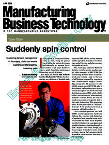 JUNECover Story Suddenly spin control Mastering demand management