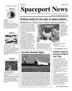 Vol. 36, No. 20  October 10, 1997 Mission Update STS-87