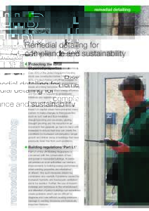remedial detailing  Remedial detailing for compliance and sustainability + Protecting the value of period properties