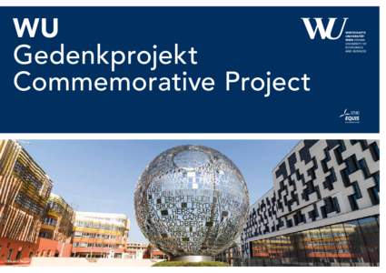 WU Gedenkprojekt Commemorative Project © Stephan Huger