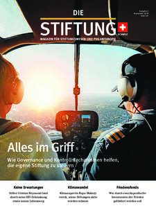 Ausgabe 2 September,80 CHF Alles im Griff Wie Governance und Kontrollmechanismen helfen,