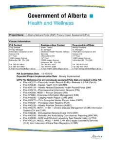 Health informatics / International standards / Electronic health record / Telehealth / Alberta Netcare / Health / Medical informatics / Medicine