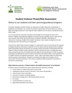 Dispute resolution / School violence / Law enforcement / Social issues / Risk analysis / Peter Greer Elementary School / MOSAIC Threat Assessment Systems / Crime / Violence / Ethics