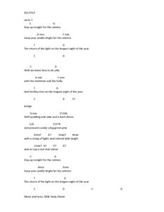 Winter solstice / Time / Solstice / Winter holidays / Astronomy / Measurement