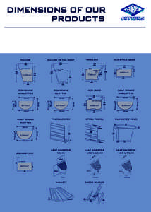 DIMENSIONS OF OUR PRODUCTS NU-LINE  NU-LINE METAL ROOF