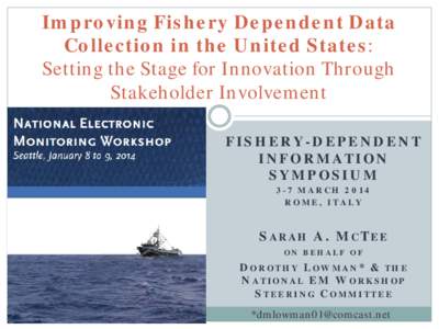 Fishery Monitoring Roadmap