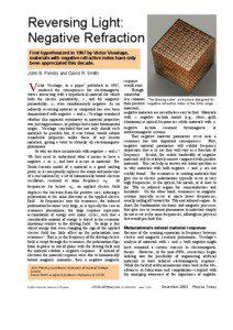 Electromagnetism / Nanomaterials / Materials science / Metamaterial / Split-ring resonator / Photonic metamaterial / Negative refraction / Negative index metamaterials / Superlens / Physics / Metamaterials / Optics