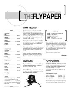 THE OFFICIAL NEWSLETTER OF THE ALASKA 99s  THEFLYPAPER MARCH 2006