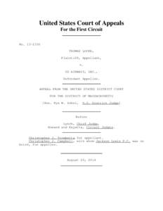 United States Court of Appeals For the First Circuit No[removed]THOMAS LOCKE, Plaintiff, Appellant, v.