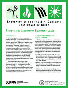 Laboratories for the 21st Century: Best Practice Guide