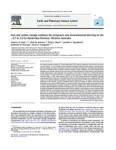 Earth and Planetary Science Letters–180  Contents lists available at ScienceDirect Earth and Planetary Science Letters j o u r n a l h o m e p a g e : w w w. e l s ev i e r. c o m / l o c a t e / e p s l