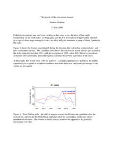 United States presidential nominating conventions / Convention bounce / John McCain / Primary election / Democratic Party / Democratic National Convention / Republican Party / Bandwagon effect / John McCain presidential campaign / Politics of the United States / Political parties in the United States / United States