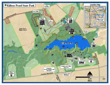 Killens Pond State Park  Location Map Main Entrance