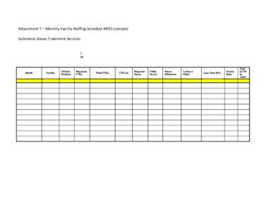 Microsoft Word - Attachment T Monthly Facility Staffing Schedule MFSS