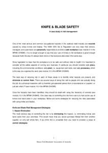 Microsoft Word - Knife and Blade Saftey Sheet Final.doc