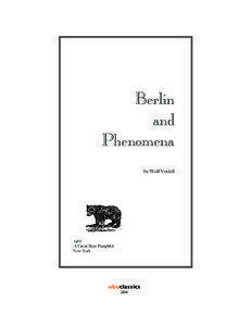 Straße des 17. Juni / Something Else Press / Kurfürstendamm / Berlin Tempelhof Airport / Berlin / Geography of Europe / Germany / Fluxus / Wolf Vostell / Berlin Anhalter Bahnhof