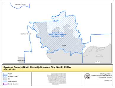 Stevens County  Spokane County Spokane County (North Central)--Spokane